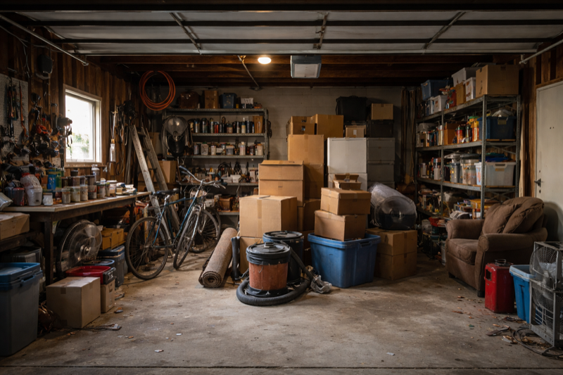 Garage Cleanout before